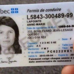 Buy Original Canadian Driver’s License